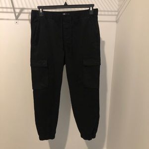 Zara Black Cargo Pants NWOT Size Medium M